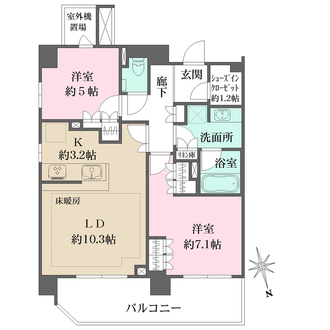 ザ・パークハウス板橋大山大楠ノ杜の間取図