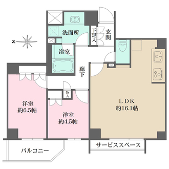 BELISTA椎名町の間取図