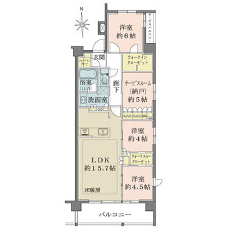 クリオ川越大手町の間取図