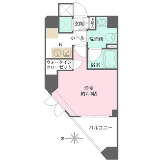 グランヴァン小竹向原の間取図