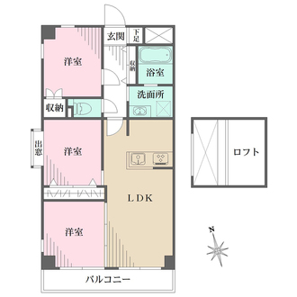 ユッサ浦和の間取図