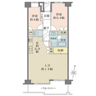 アーバンハイツ巣鴨の間取図