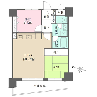 板橋ハイタウンの間取図