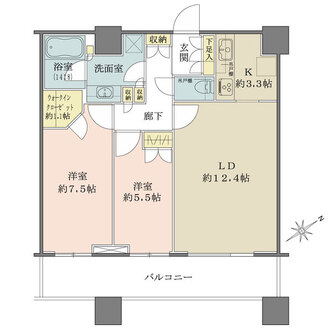 アウルタワーの間取図