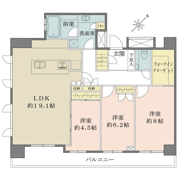 渋谷アインスの間取図