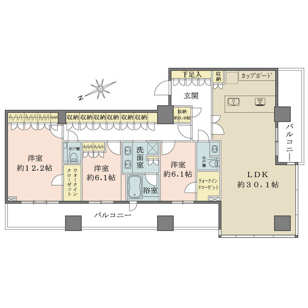 ブランズ渋谷桜丘の間取図