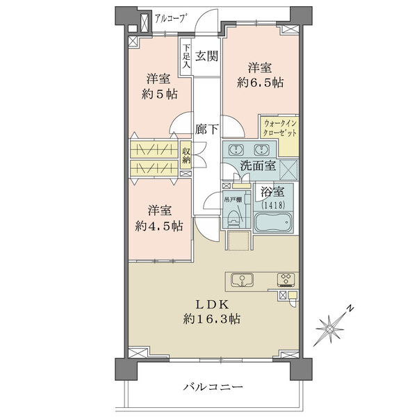ザ・パークハウス学芸大学四季の杜の間取図