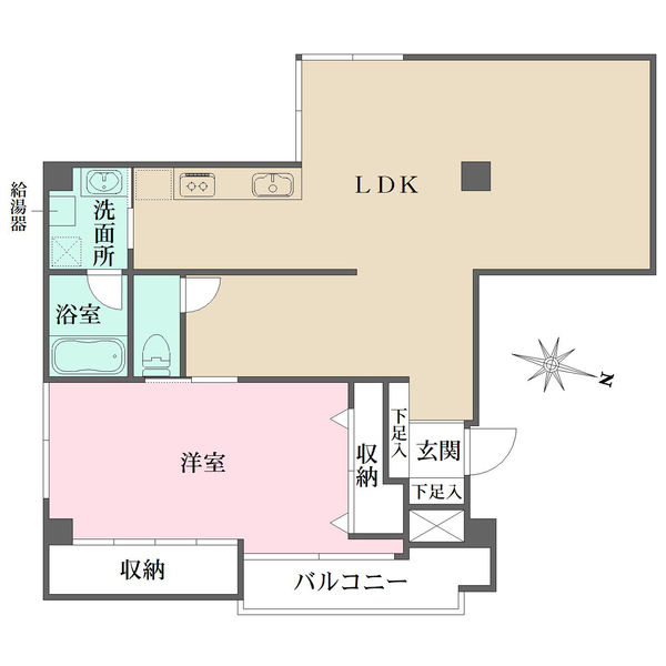 ヴェラハイツ赤坂の間取図