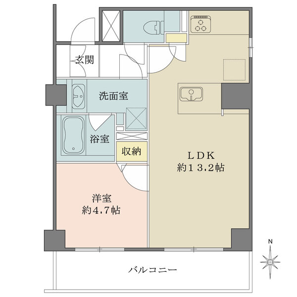 三軒茶屋シティハウスの間取図