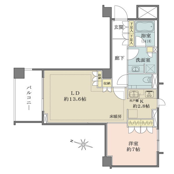 センチュリーフォレストの間取図