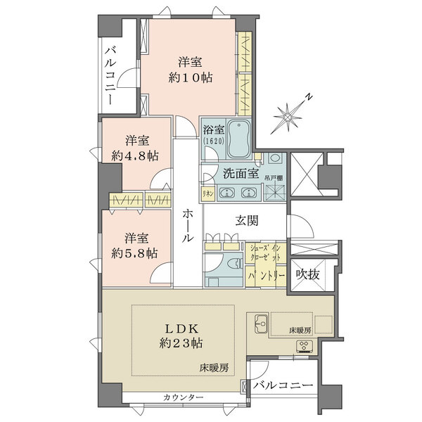 南青山テラス　常盤松フォレストの間取図