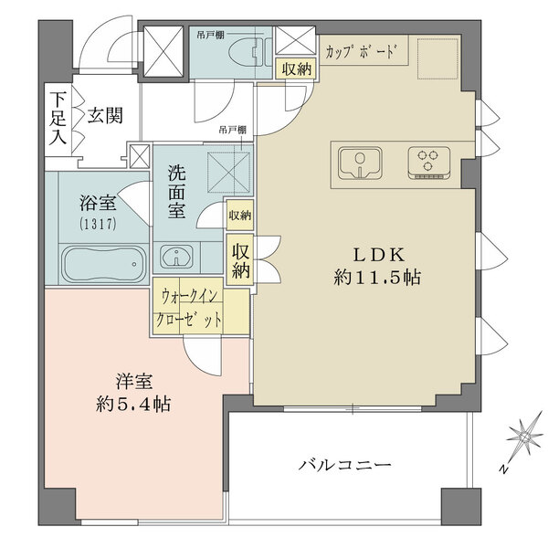 神宮前シティハウスの間取図