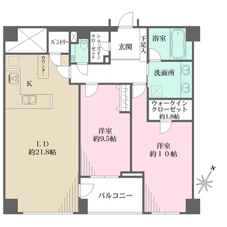 ルフォン南平台の間取図