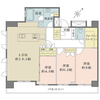 渋谷アインスの間取図