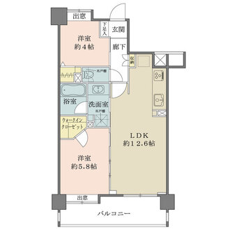 ファミール表参道ベルファースの間取図