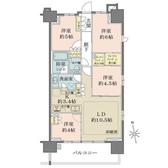 ガーラ・レジデンス葛西パークブライトの間取図