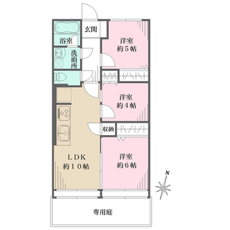藤が丘パークハウスの間取図