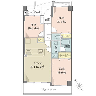ラムセス横浜星川の間取図