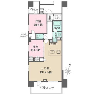 プレシス駒沢の間取図