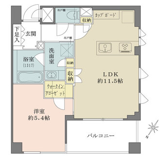 神宮前シティハウスの間取図