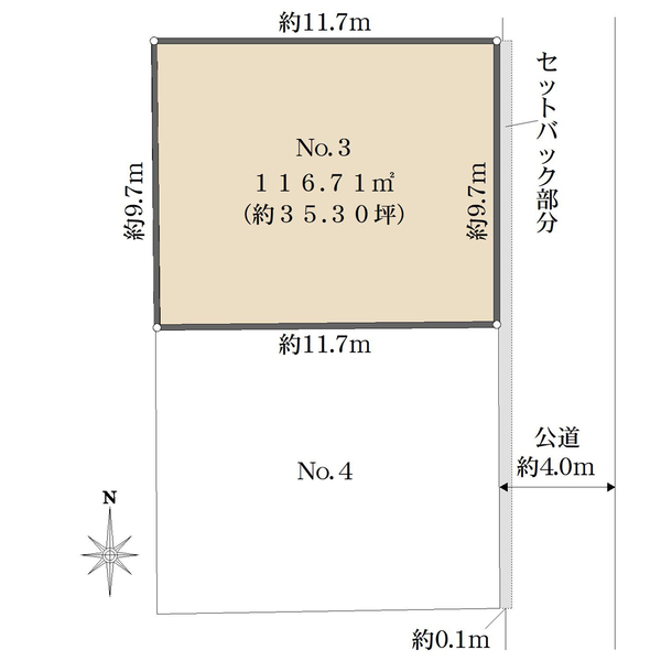 No.3の間取図