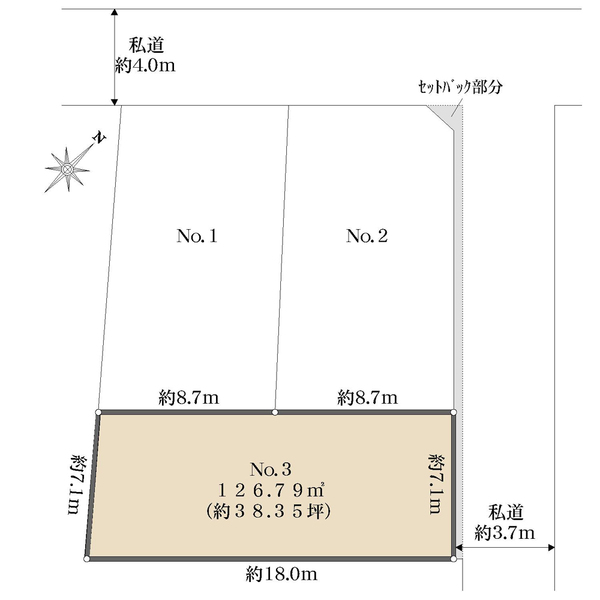 No.3の間取図