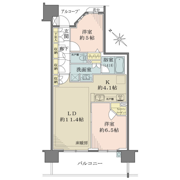 アウリオンシティの間取図