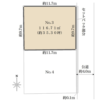 No.3の間取図