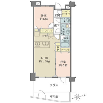 ファインスクェア武蔵小金井の間取図
