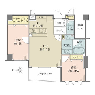 ディアグランゼ東村山の間取図