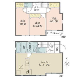 4号棟の間取図