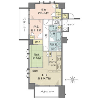 フォルム三鷹の間取図