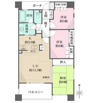 ファミールスクエア国分寺の間取図