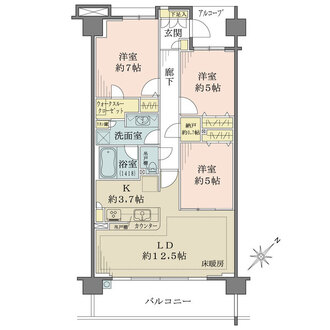 アウリオンシティの間取図