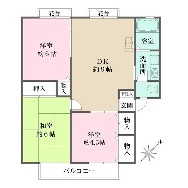 アリス湘南の間取図