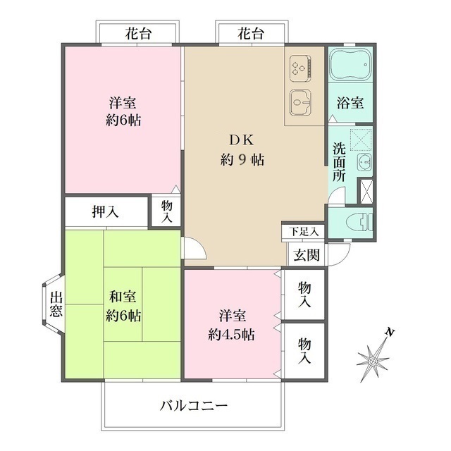 アリス湘南の間取図
