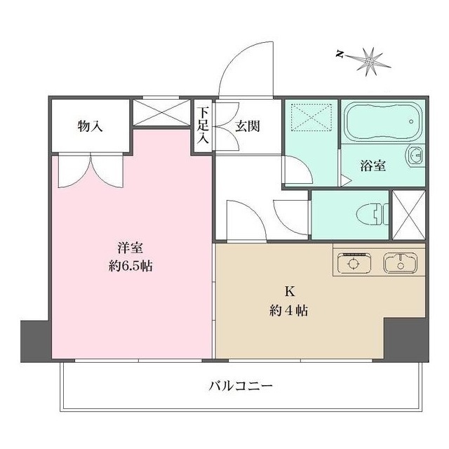 エクセル新丸子の間取図