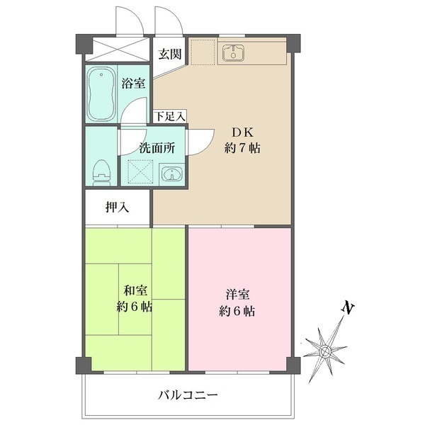 レジデンス・デューの間取図