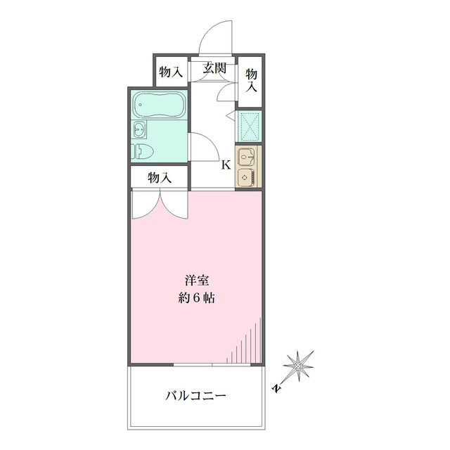 コート横浜反町の間取図