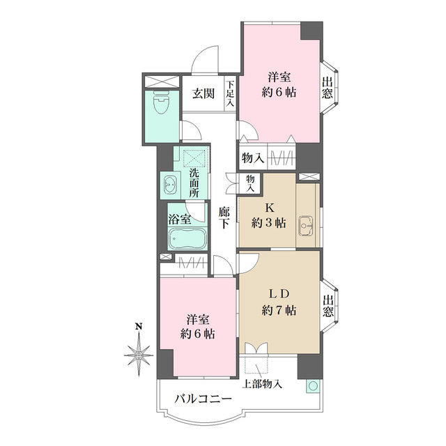 メゾン　ル・ファールの間取図
