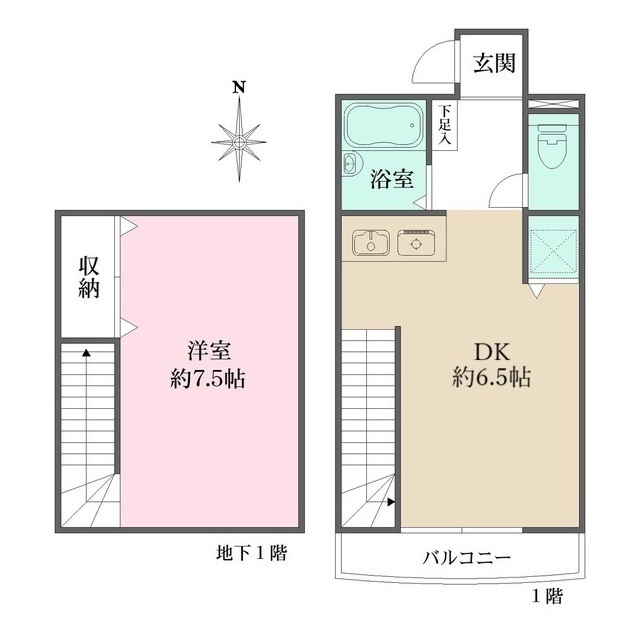 Ｃｅｒｉａ大倉山の間取図
