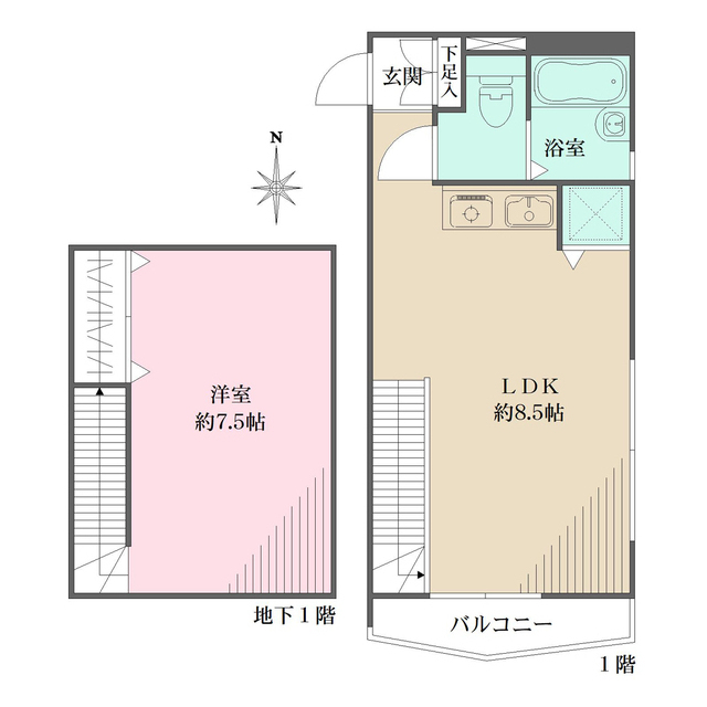 Ceria大倉山の間取図