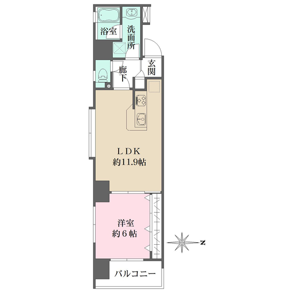 ホームズ武蔵小杉の間取図