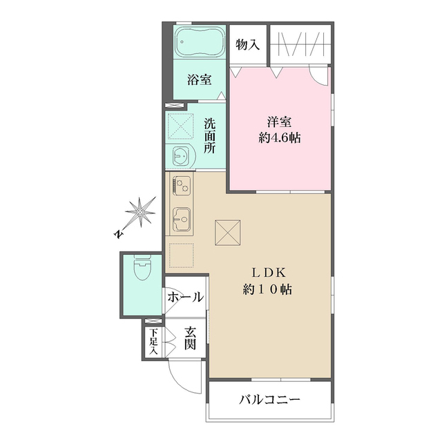 ボヌールの間取図
