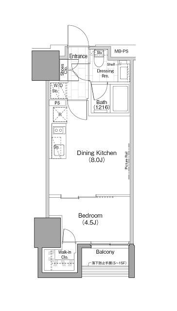 ザ・パークハビオ横浜関内の間取図