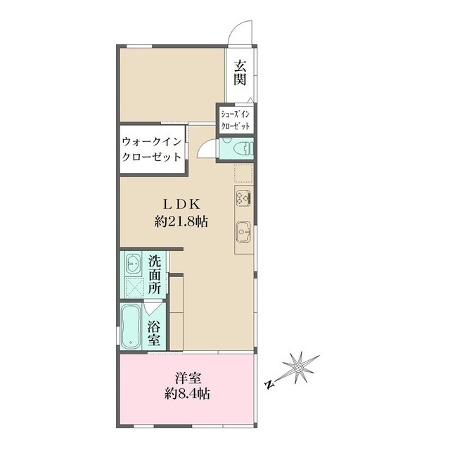 栗の木テラスの間取図