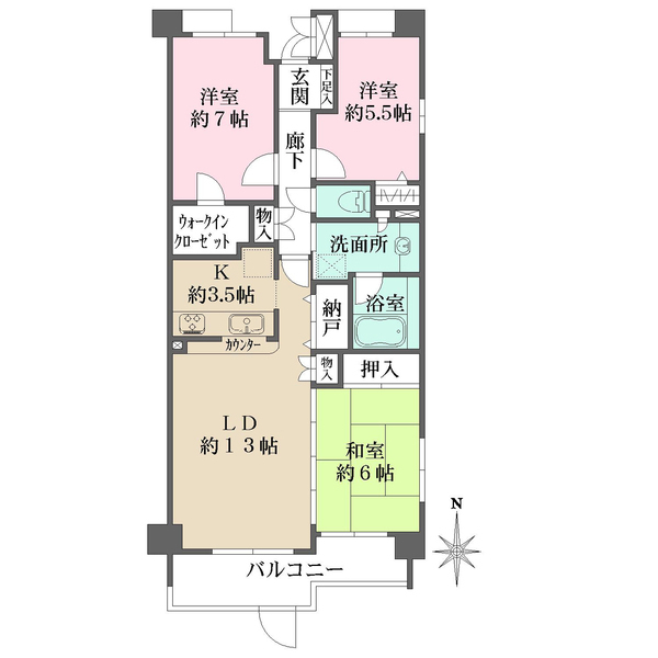プレジリア横浜高島台の間取図
