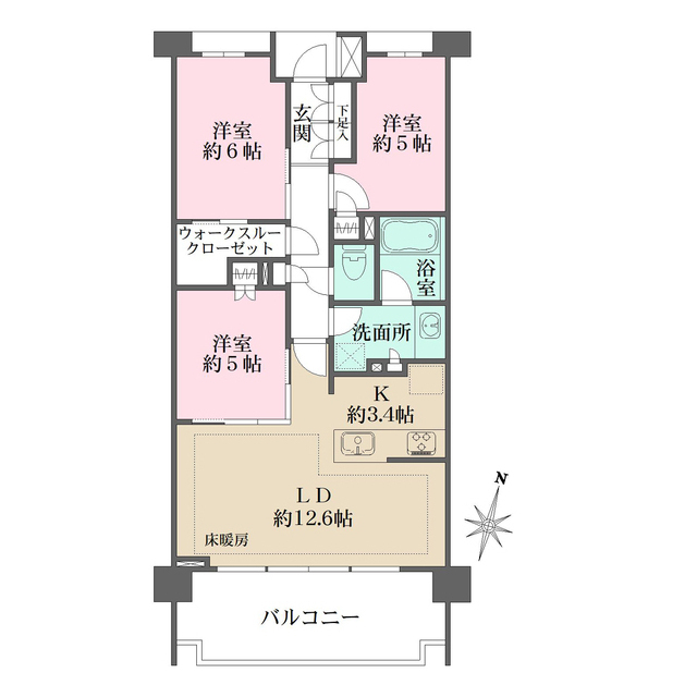 プレディア横浜高島台の間取図