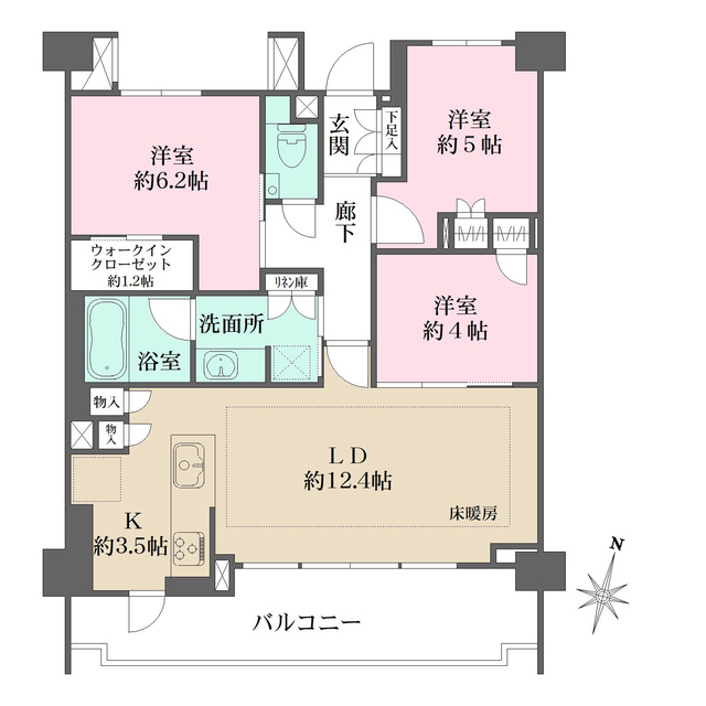 プレディア横浜高島台の間取図