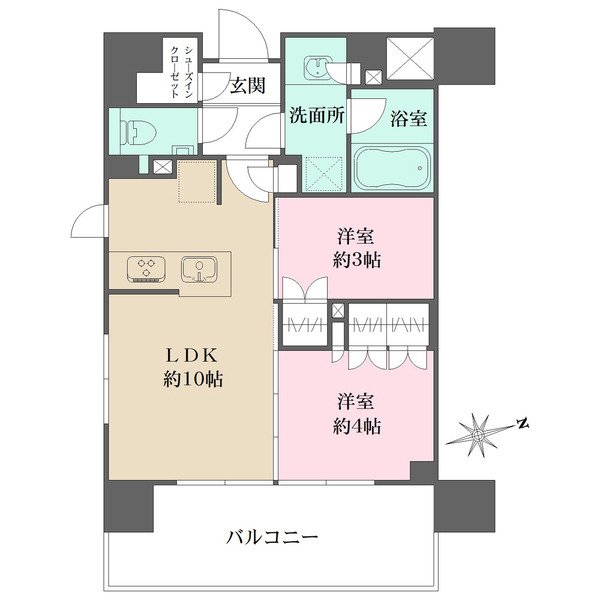 グレーシアフィット藤沢鵠沼の間取図